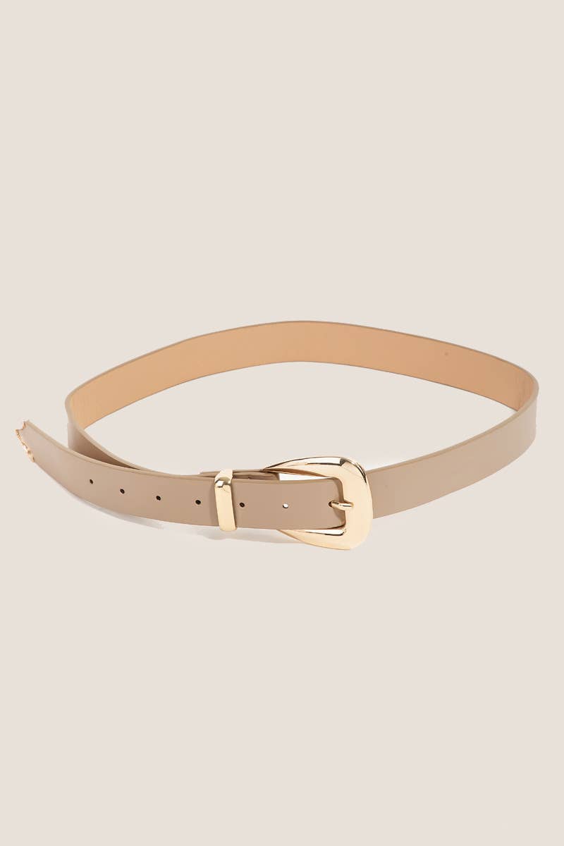 Leather Belt:
