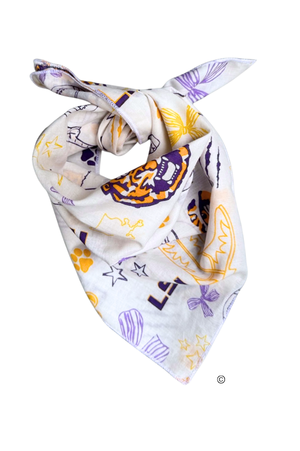 LSU Bandana