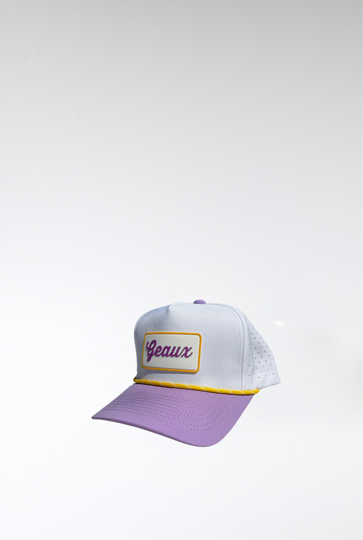 “Geaux” SnapBack Hat white