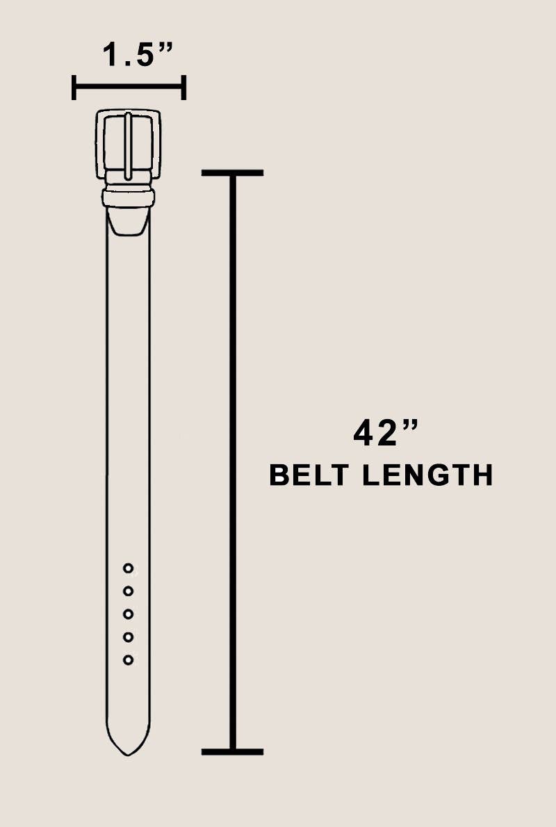 Leather Belt: