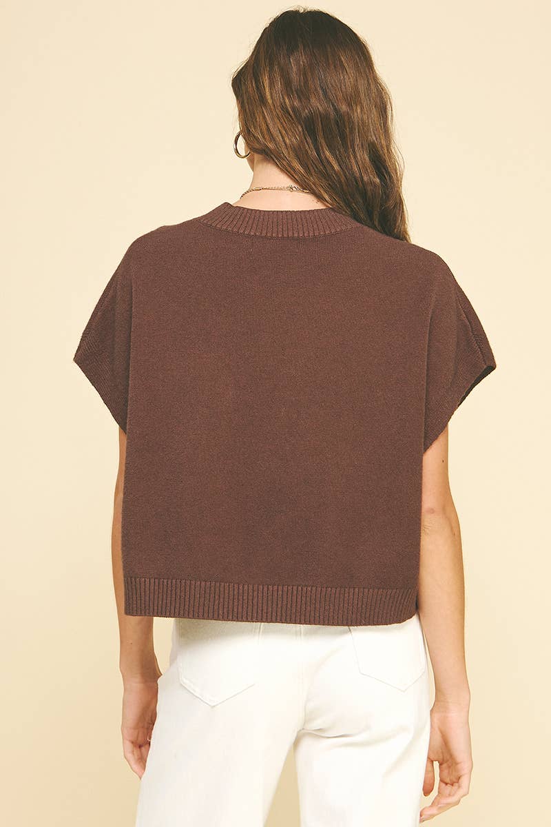 TEAL DROPPED SHOULDER SWEATER TOP