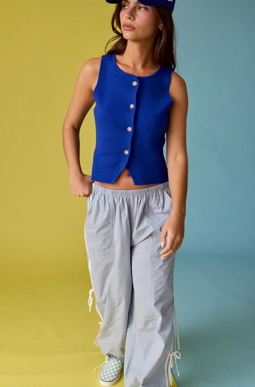 Audrey Sleeveless Vest Top