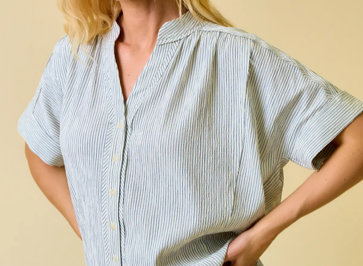 Stripe button down