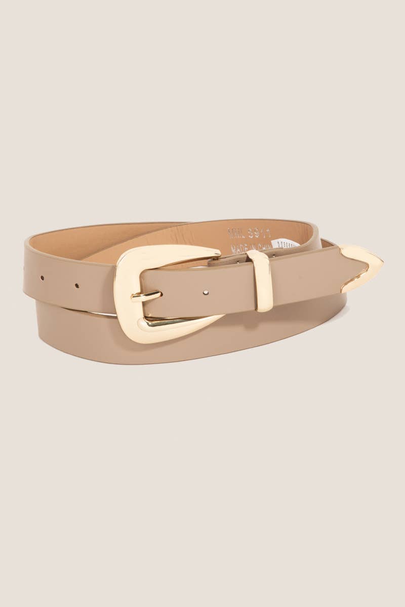 Leather Belt: