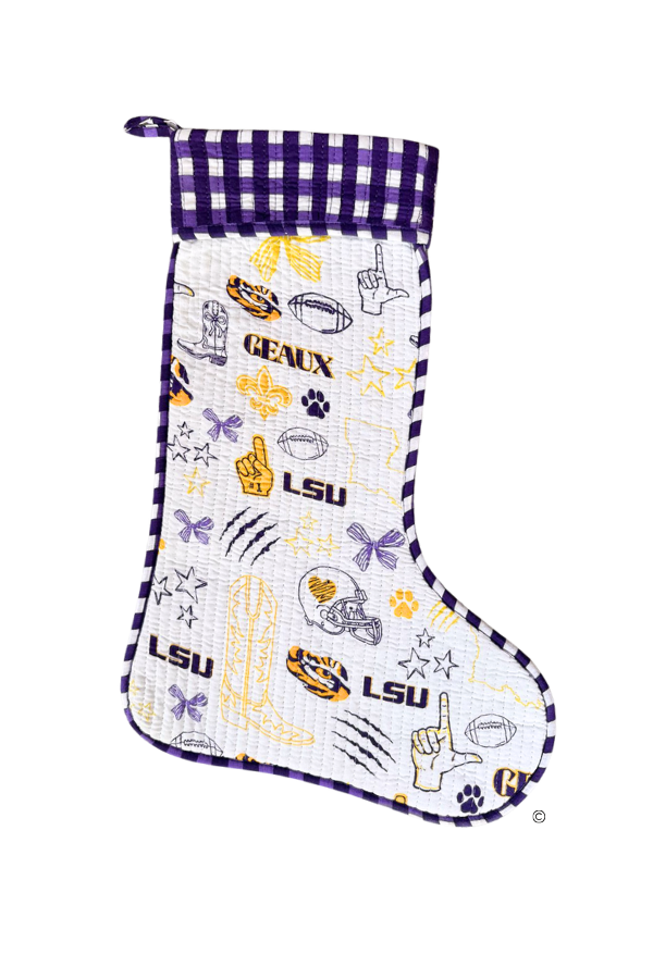 LSU Holiday Stocking